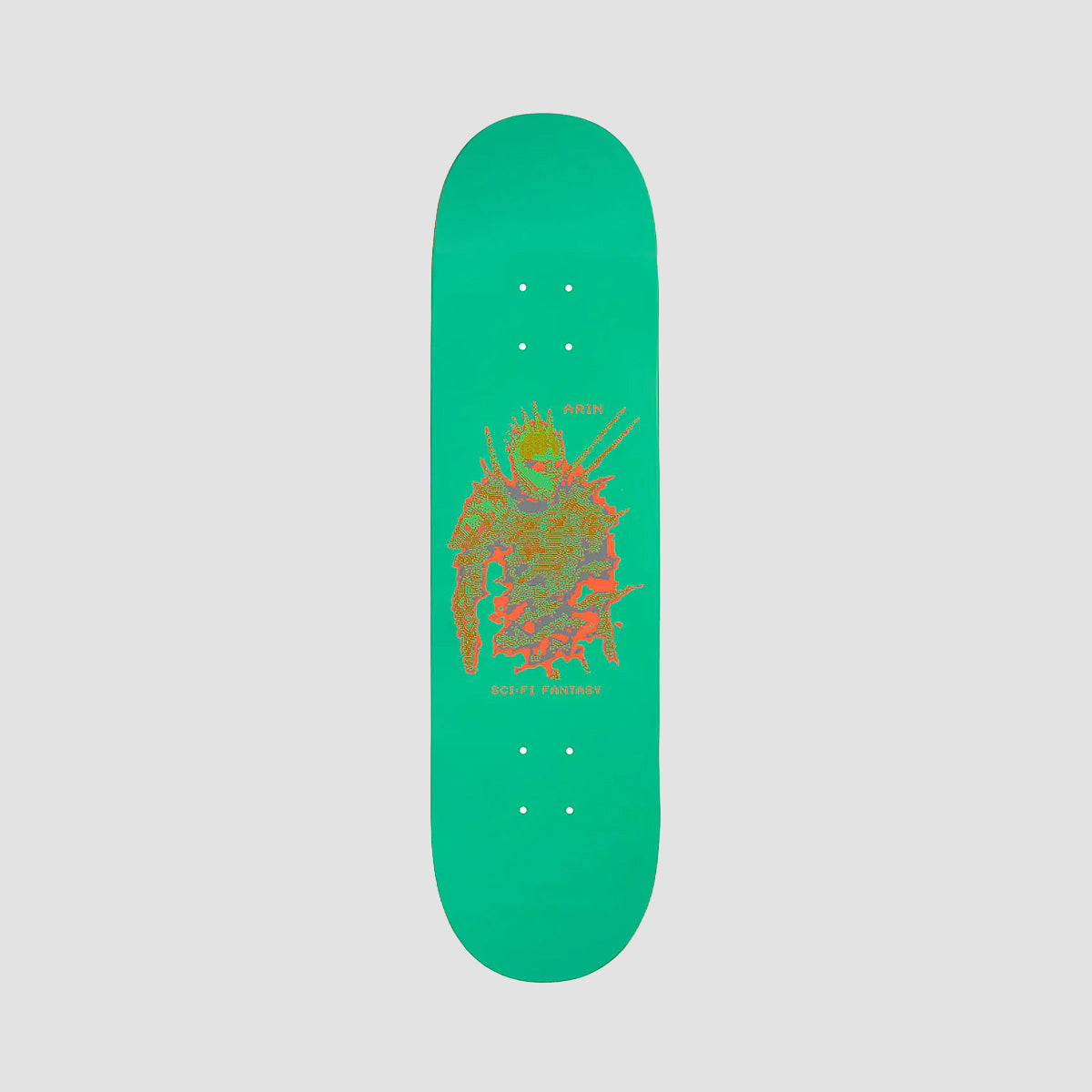 Sci-Fi Fantasy Arin Lester Digital Knight Skateboard Deck - 8.25"