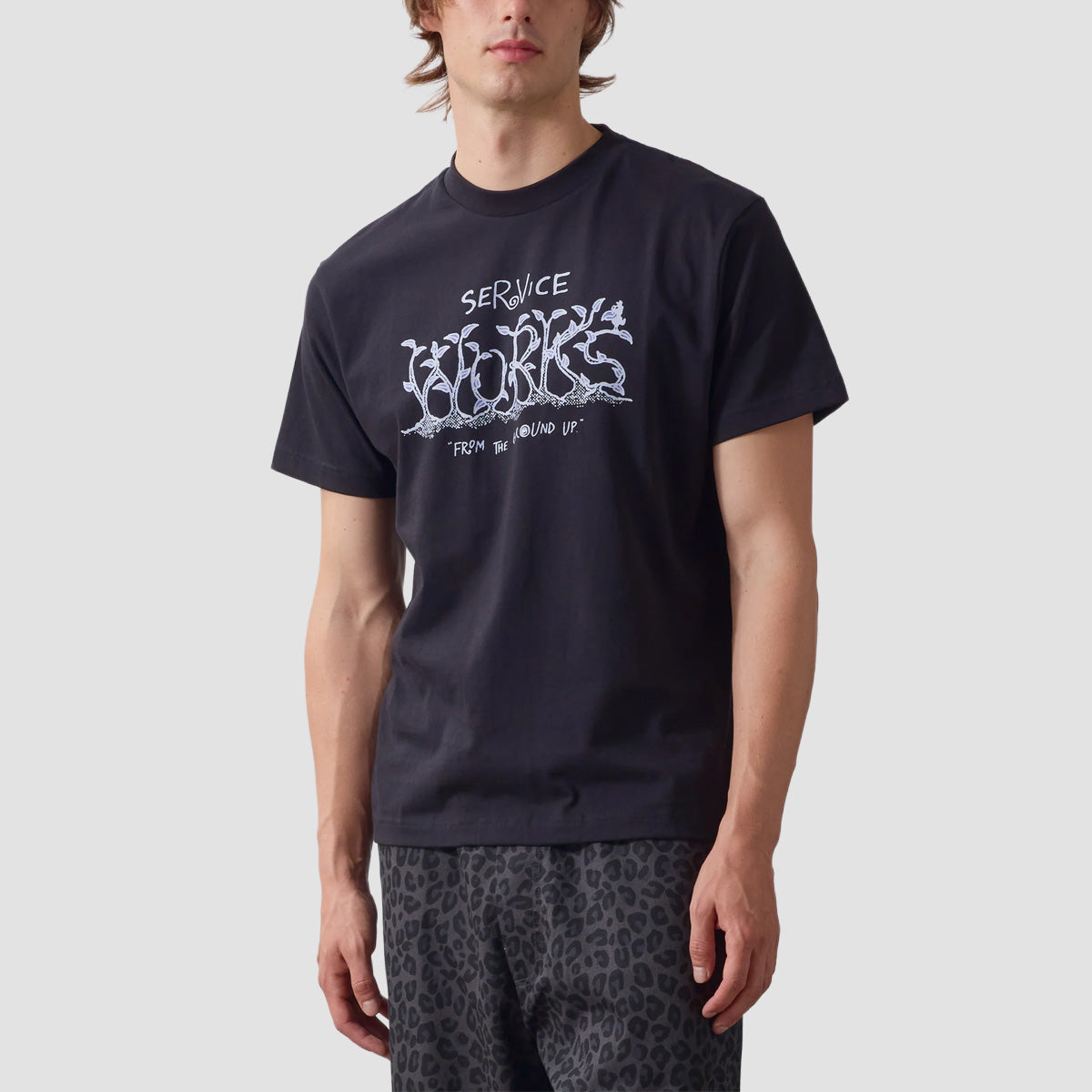 Service Works Ground Up T-Shirt Black