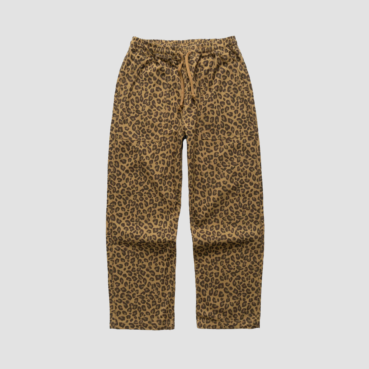 Service Works Patterned Easy Chef Pants Brown Leopard