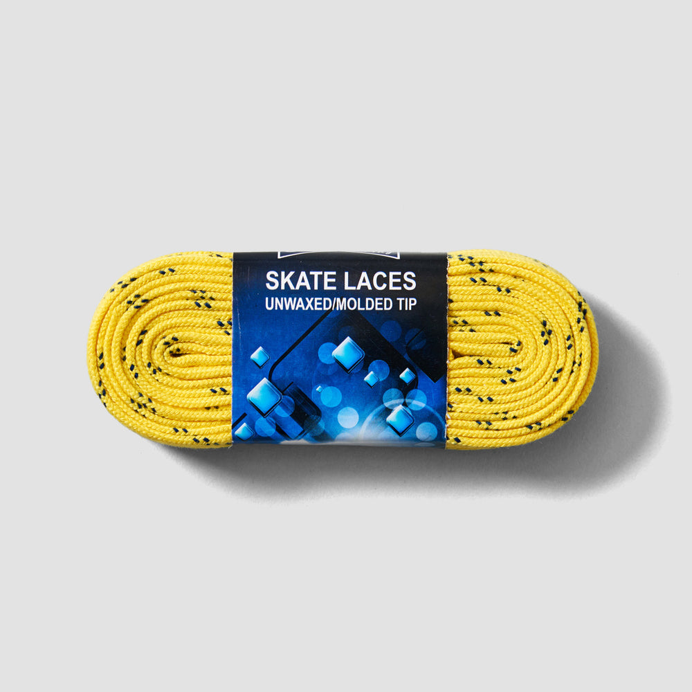 ShoeString Skate Laces 275cm Unwaxed (Banded Pack) Yellow