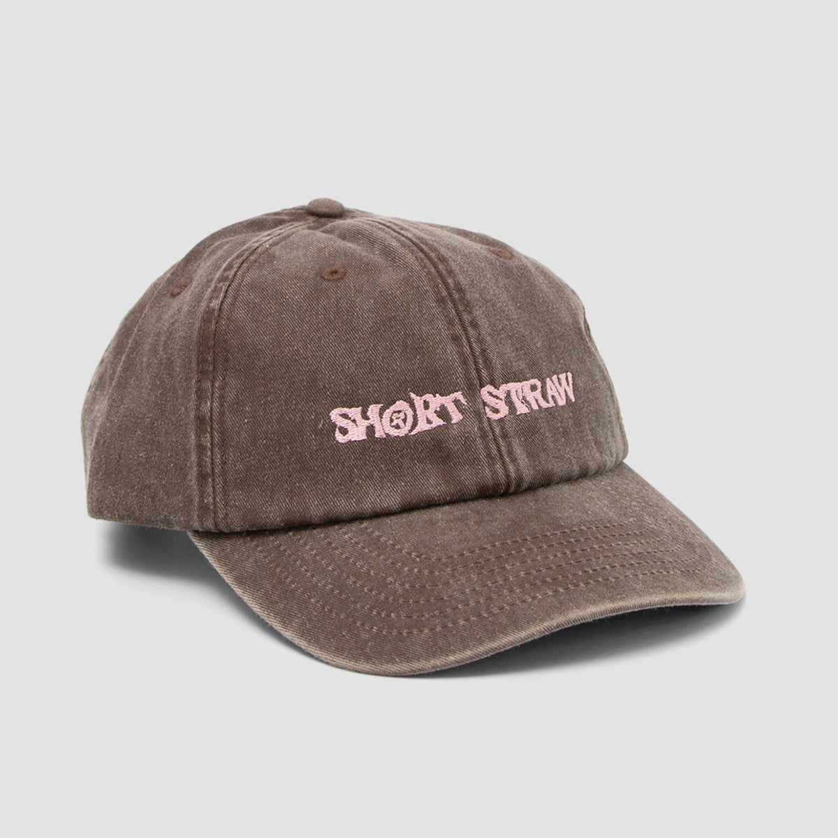 Short Straw Cap Faded/Pink