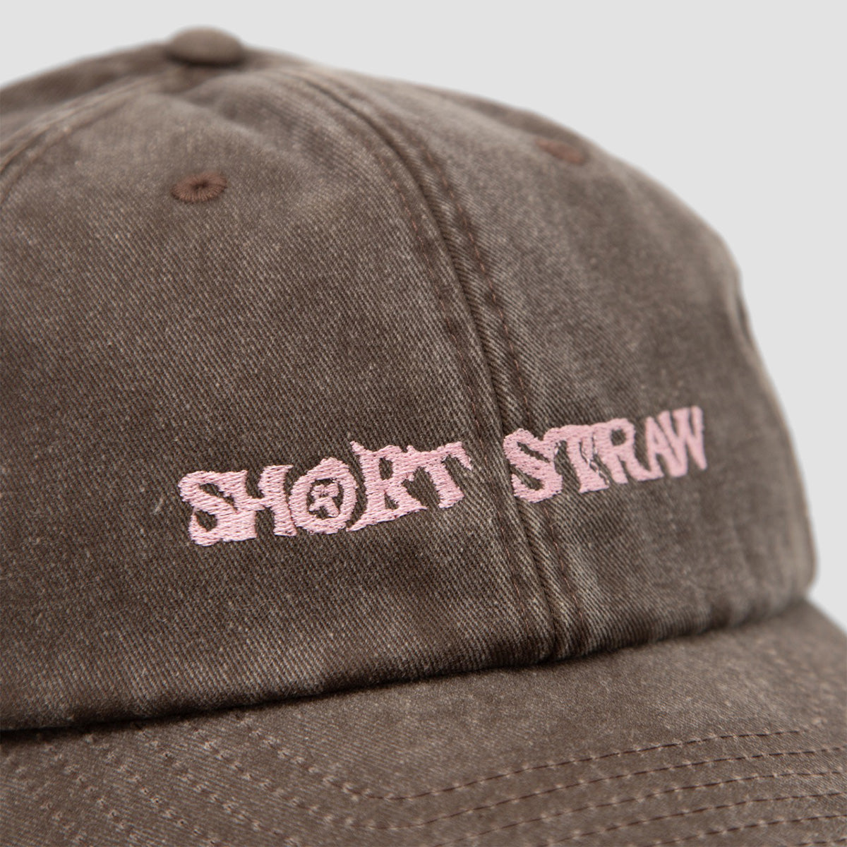 Short Straw Cap Faded/Pink