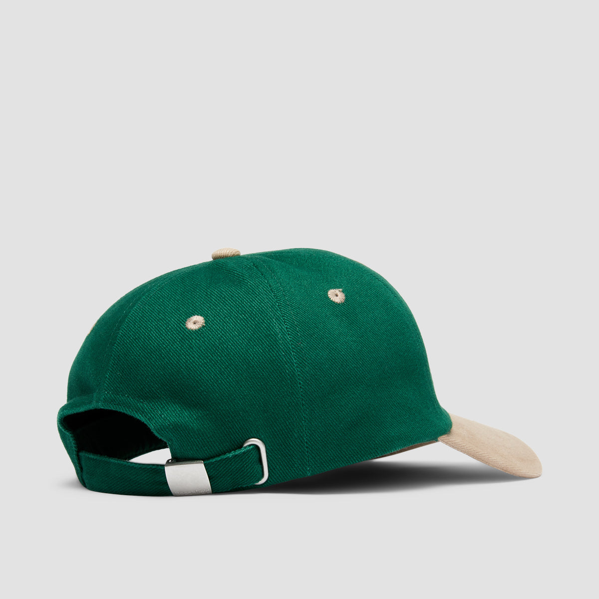 Short Straw Logo Cap Green/Taupe