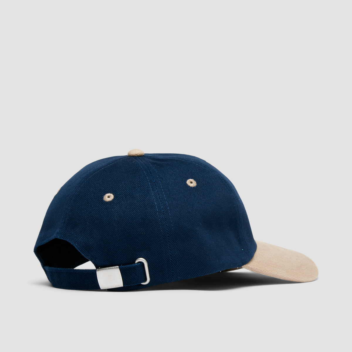 Short Straw Logo Cap Navy/Taupe