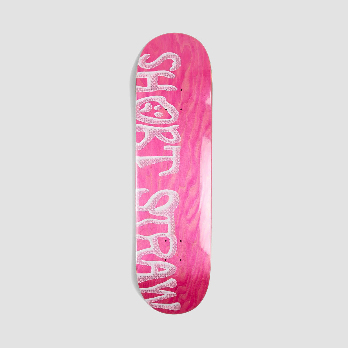 Short Straw Warped Skateboard Deck Pink - 8.375"