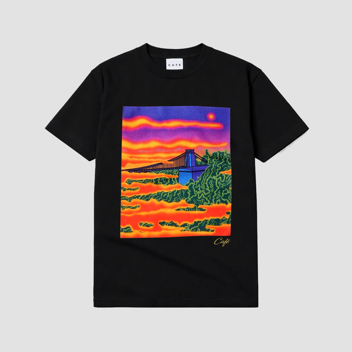 Skateboard Cafe Clifton T-Shirt Black