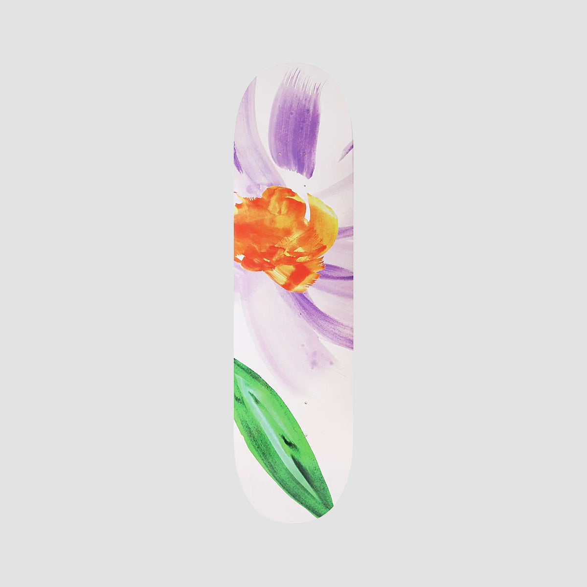 Skateboard Cafe Floral Skateboard Deck White - 8.125 "