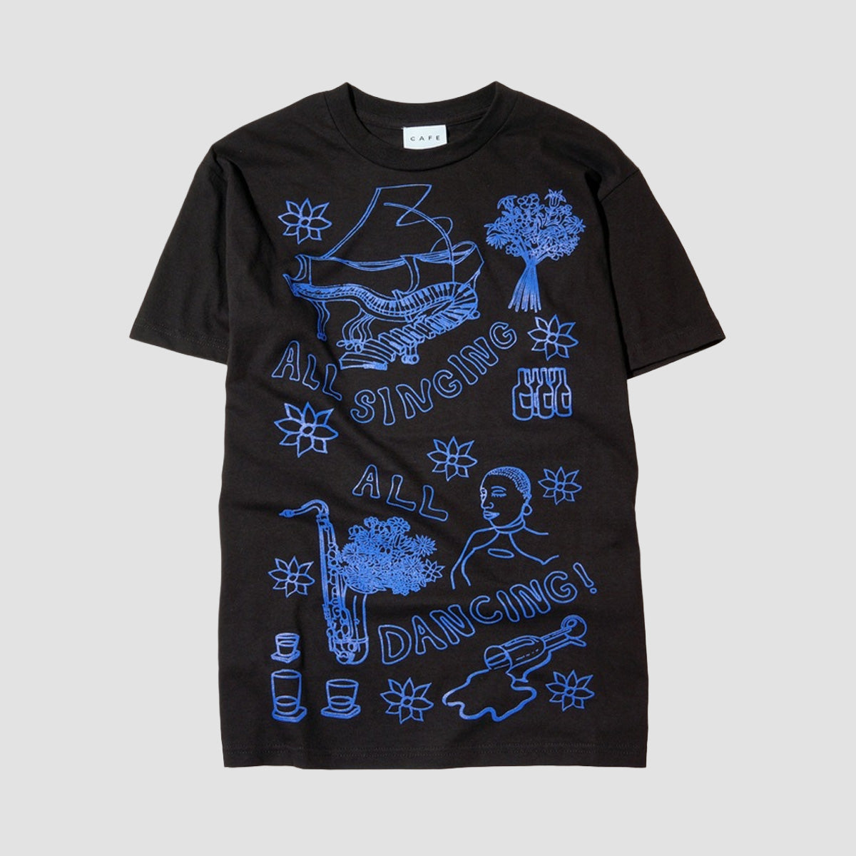 Skateboard Cafe Gaurab Sketches T-Shirt Black