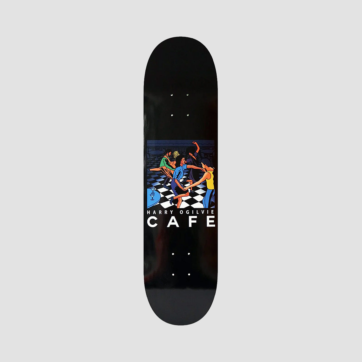 Skateboard Cafe Old Duke Skateboard Deck Black - 8.125"