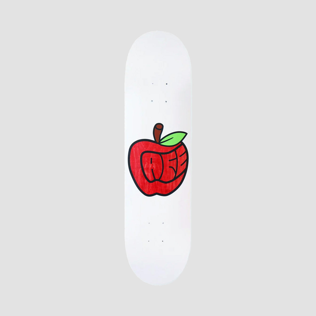 Skateboard Cafe Pink Lady Skateboard Deck White/Red Stain - 8.5"