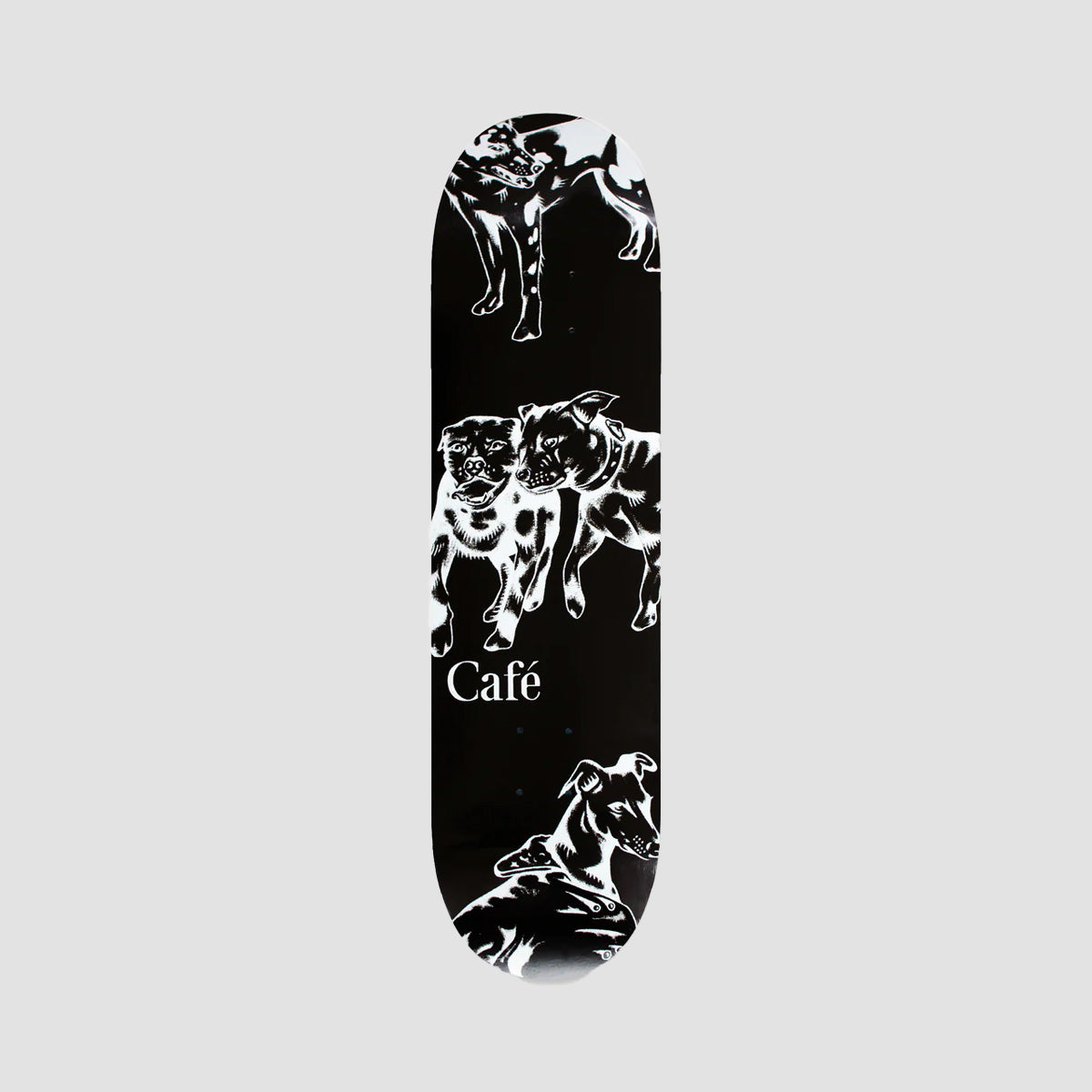 Skateboard Cafe Pooch Skateboard Deck Black - 8"