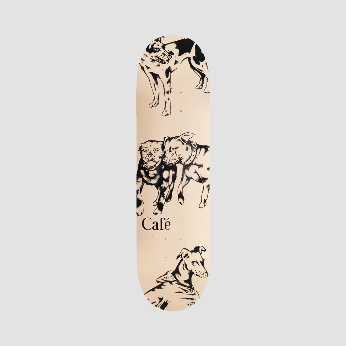 Skateboard Cafe Pooch Skateboard Deck Cream - 8"