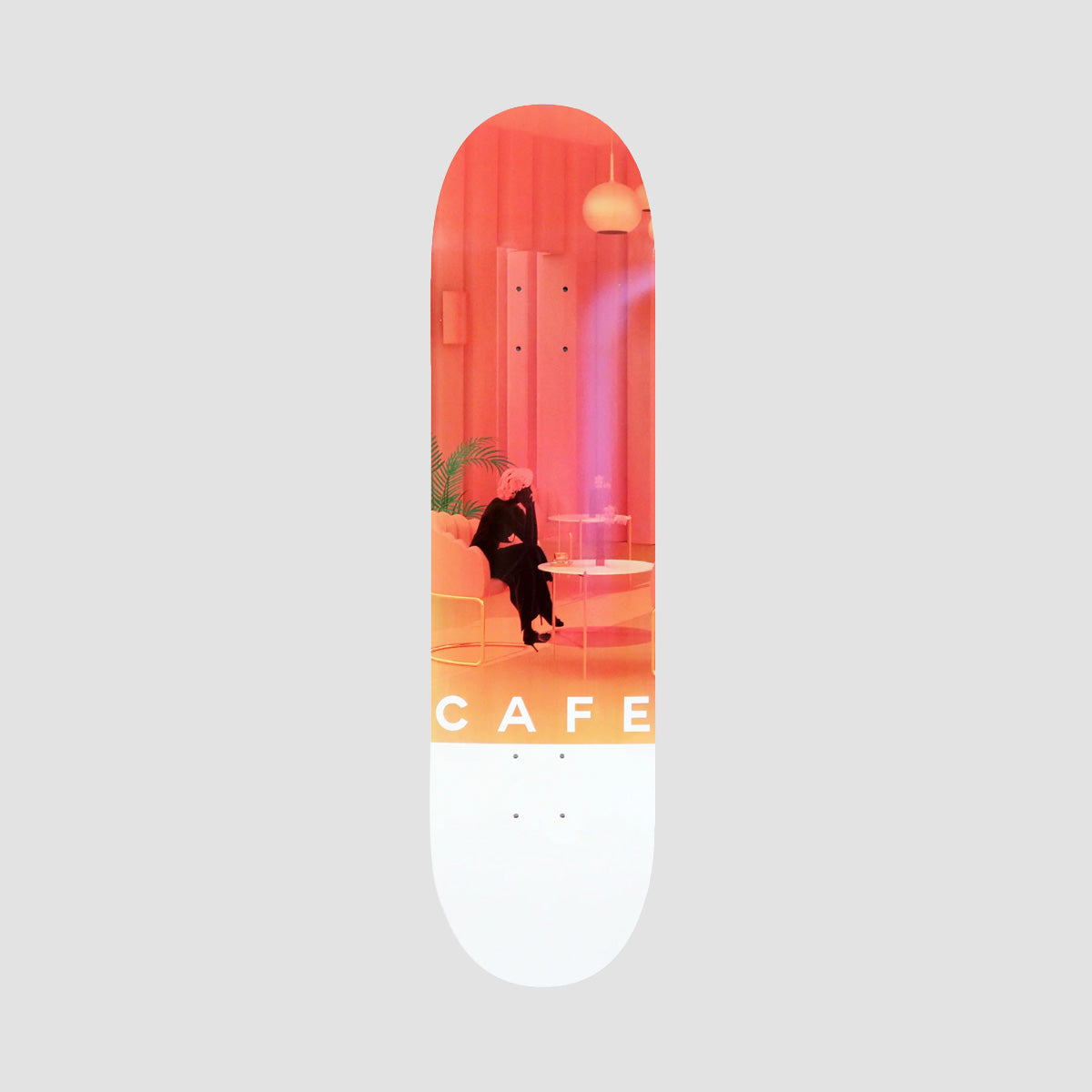 Skateboard Cafe Unexpected Beauty Skateboard Deck Pink - 7.75"