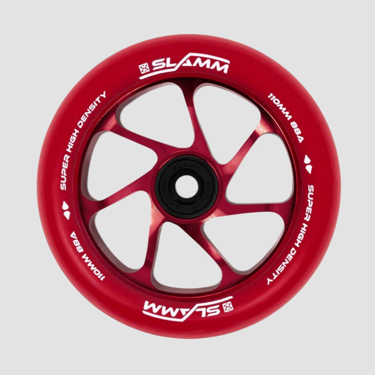 Slamm Team Wheel x1 Red/Red 110mm