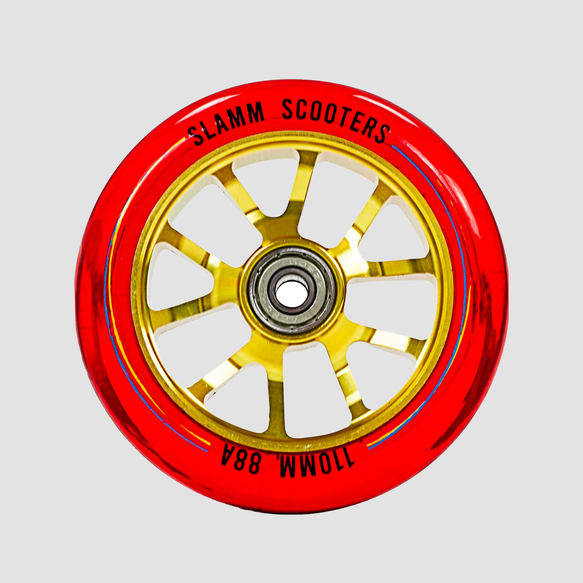 Slamm V-Ten II Ghost Wheel x1 Red 110mm