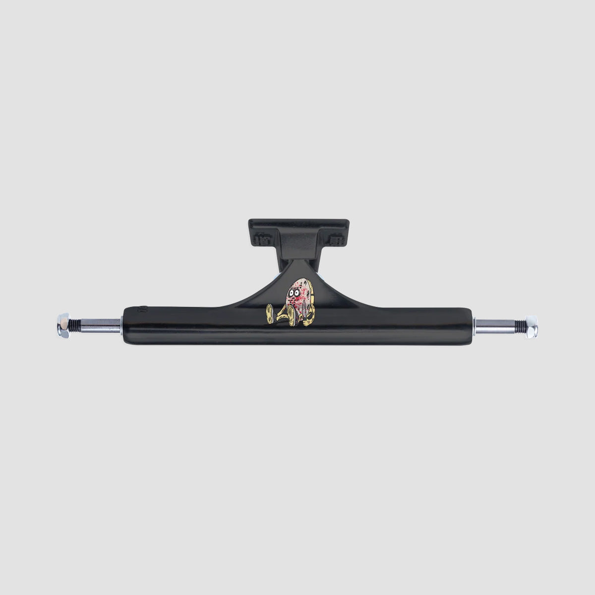 Slappy ST1 Curb Killer II Hollow Inverted Kingpin Skateboard Trucks 1 Pair Matte Black - 10"