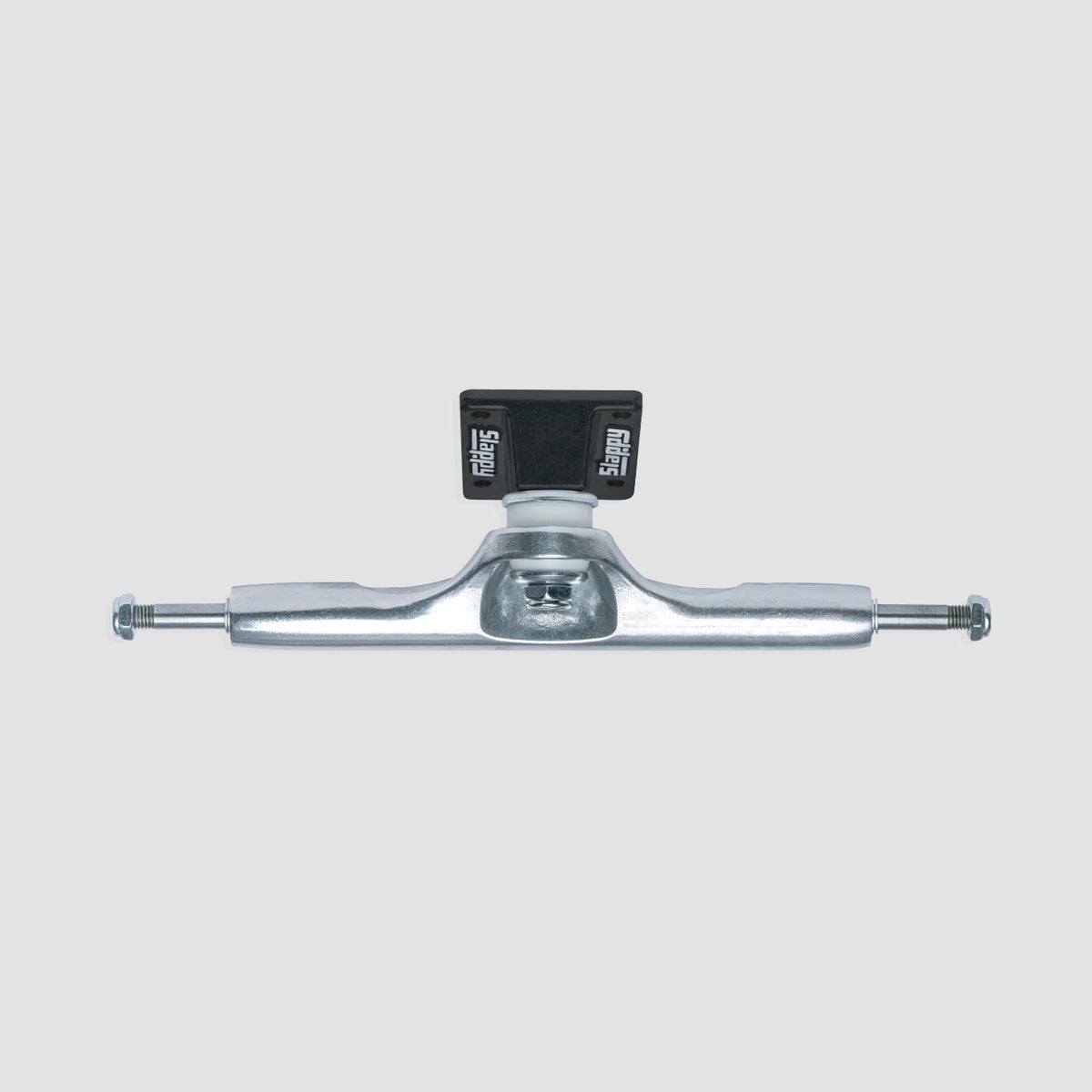 Slappy ST1 Hollow Wide Boy Skateboard Trucks 1 Pair Polished/Black - 10.5"