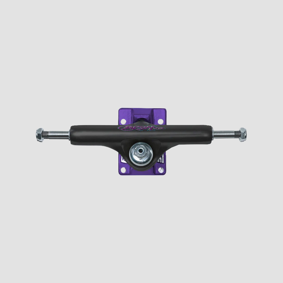 Slappy ST1 x Bam Hollow Skateboard Trucks 1 Pair Black/Purple - 8.25"