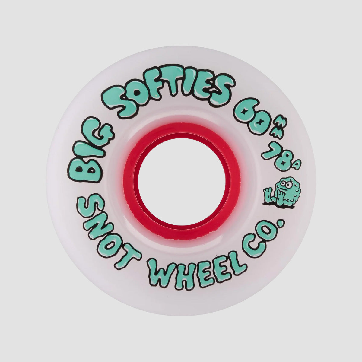 Snot Big Softies 78A Skateboard Wheels Pink/Red 60mm