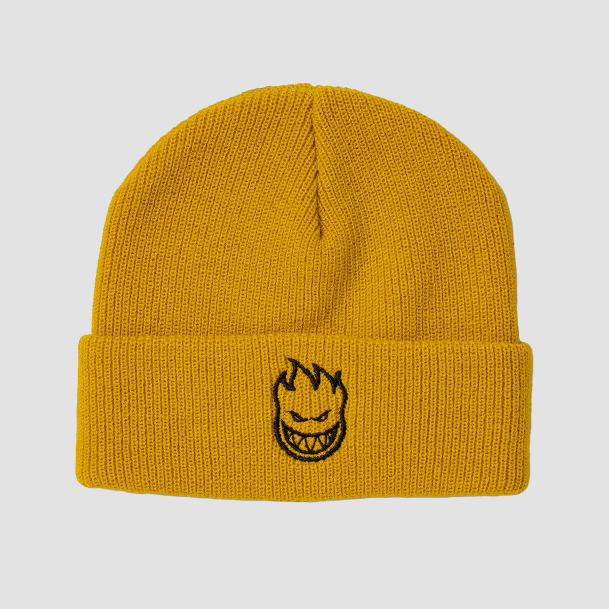 Spitfire Bighead Cuff Beanie Mustard/Black