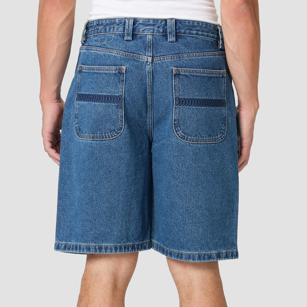 Spitfire Bighead Fill Denim Shorts Medium Stone Wash