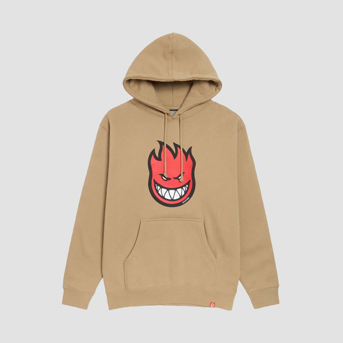Spitfire Bighead Fill Pullover Hoodie Sandstone/Red/Black/White