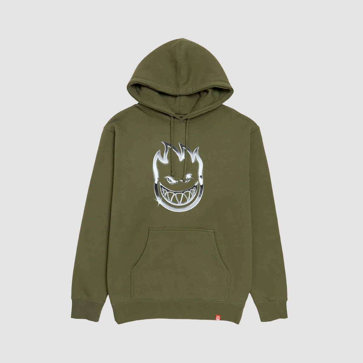 Spitfire Chrome Bighead Pullover Hoodie Army/Multi