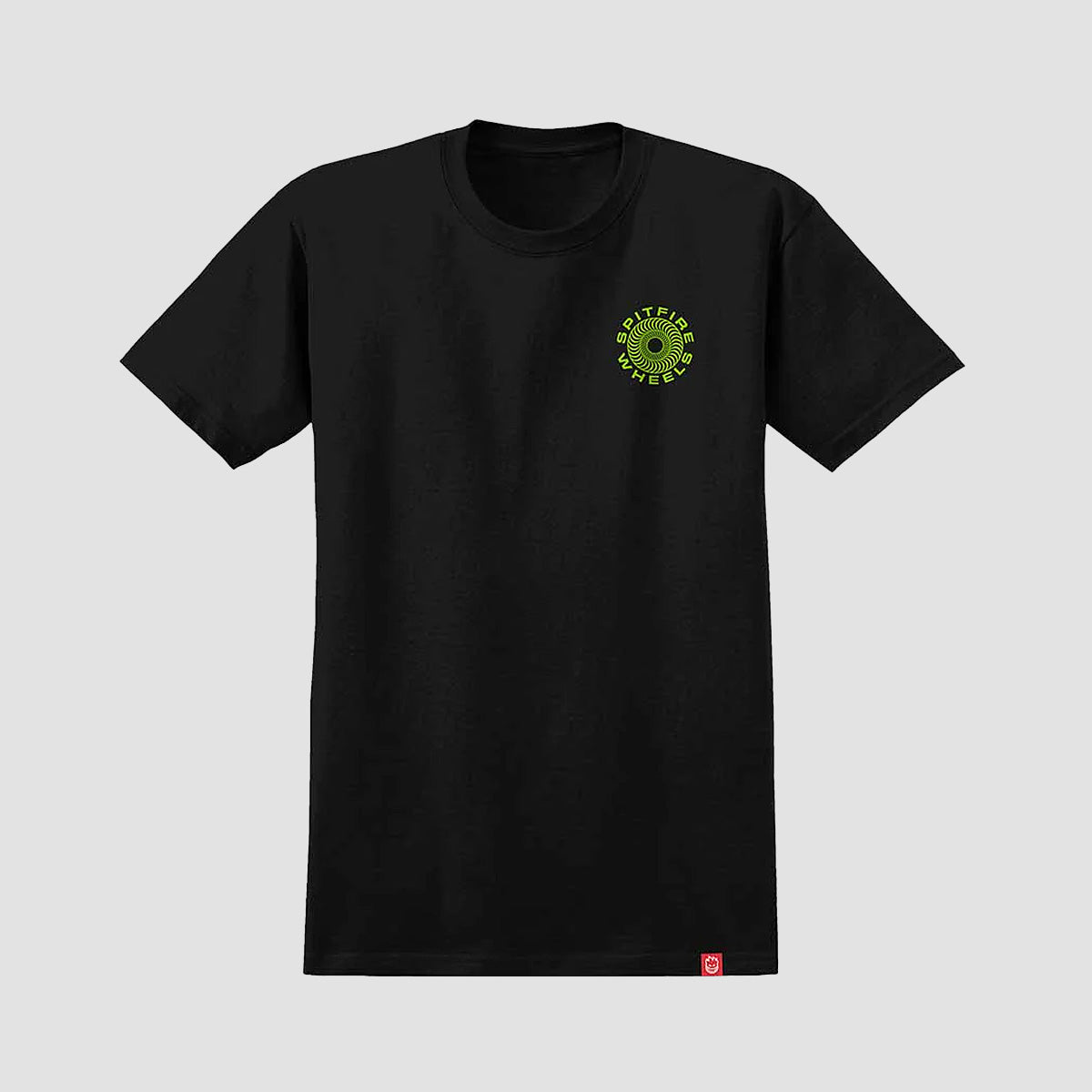 Spitfire Classic 87 Swirl Fill T-Shirt Black/Green/White