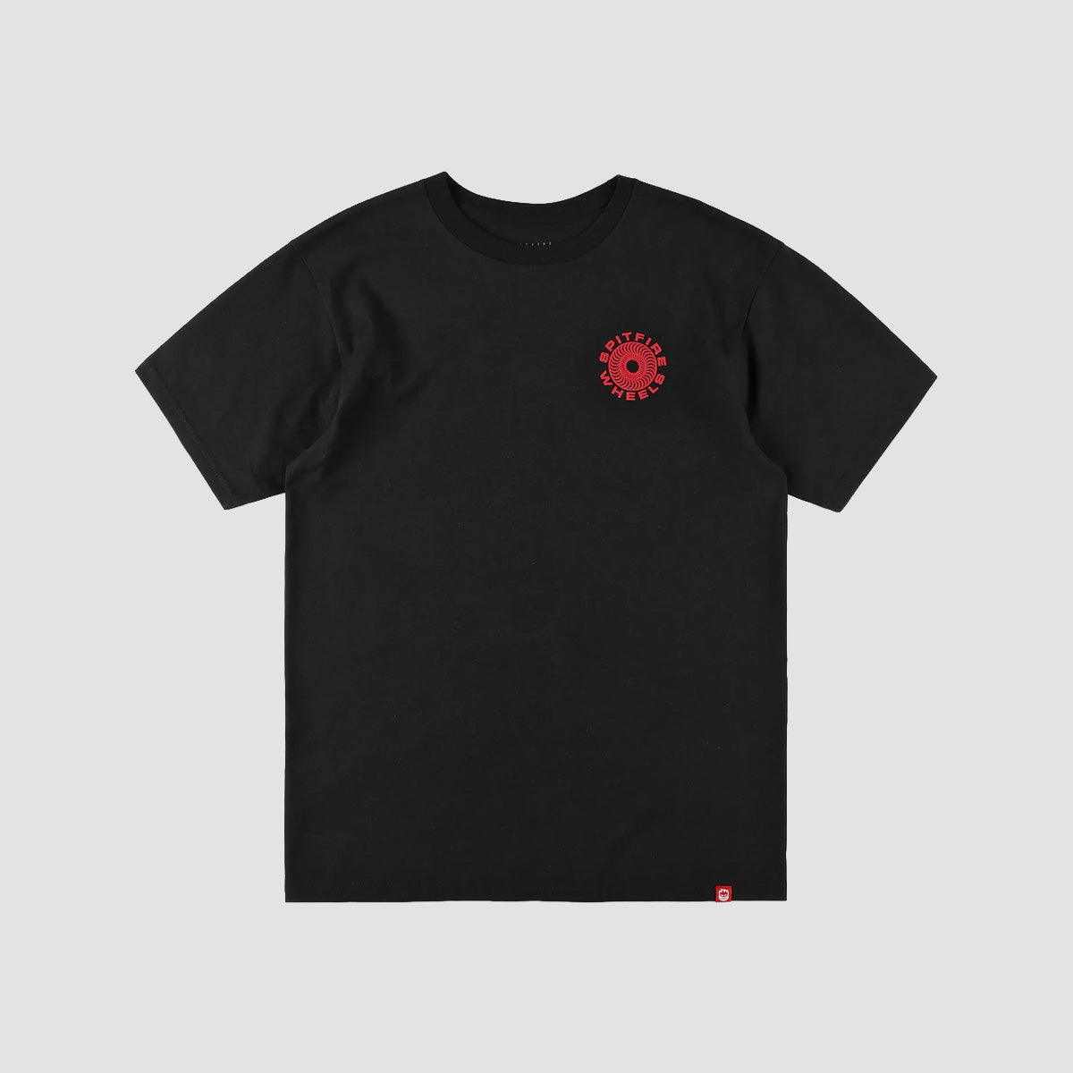 Spitfire Classic 87 Swirl Fill T-Shirt Black/Red