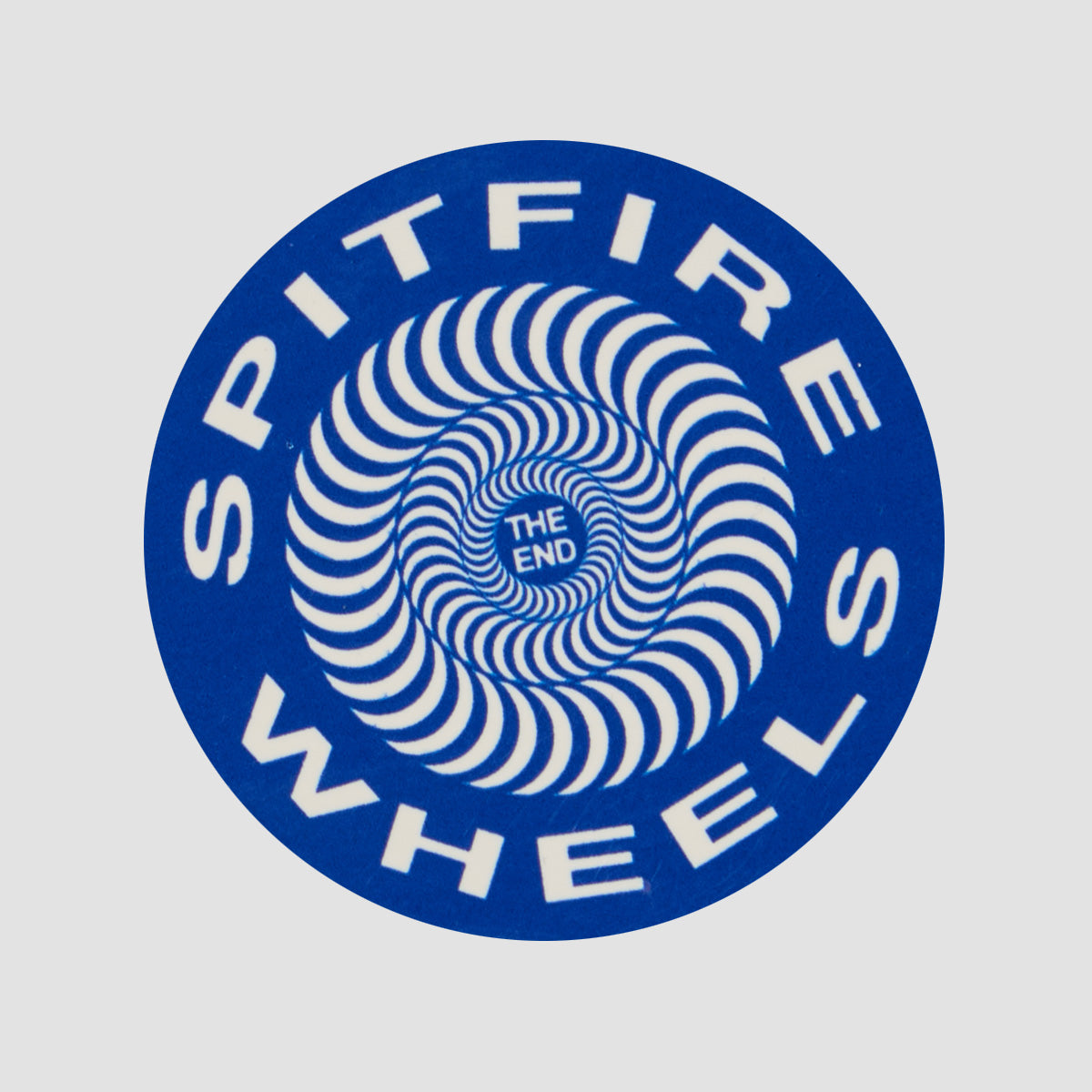 Spitfire Classic Sticker Large Blue/White 190mm
