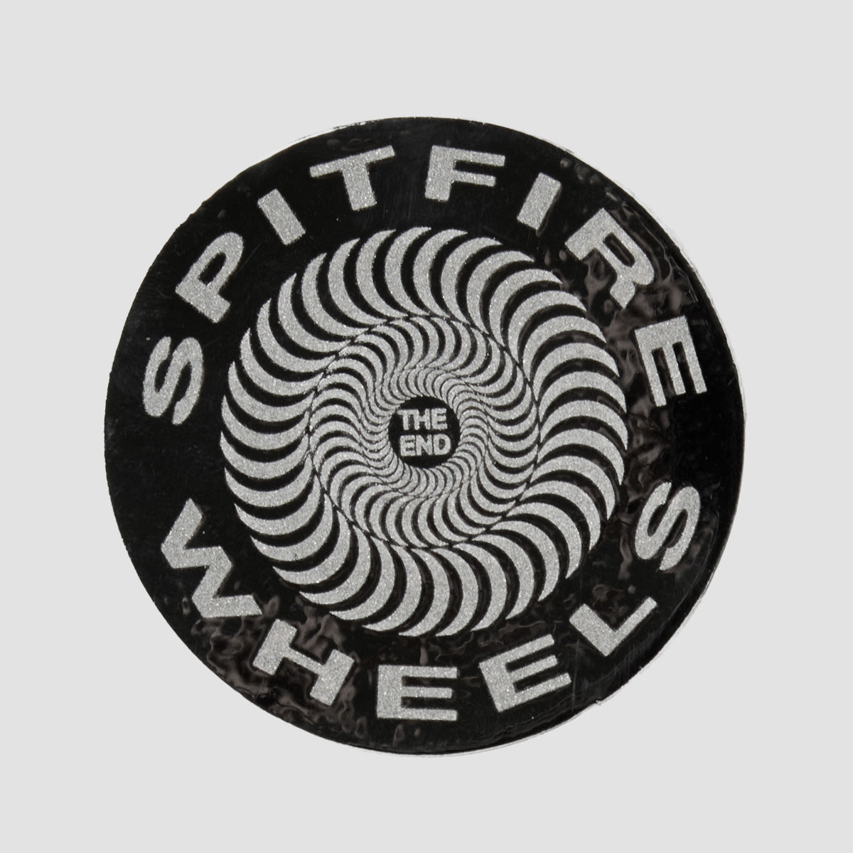 Spitfire Classic Sticker Small Black/Grey 62mm