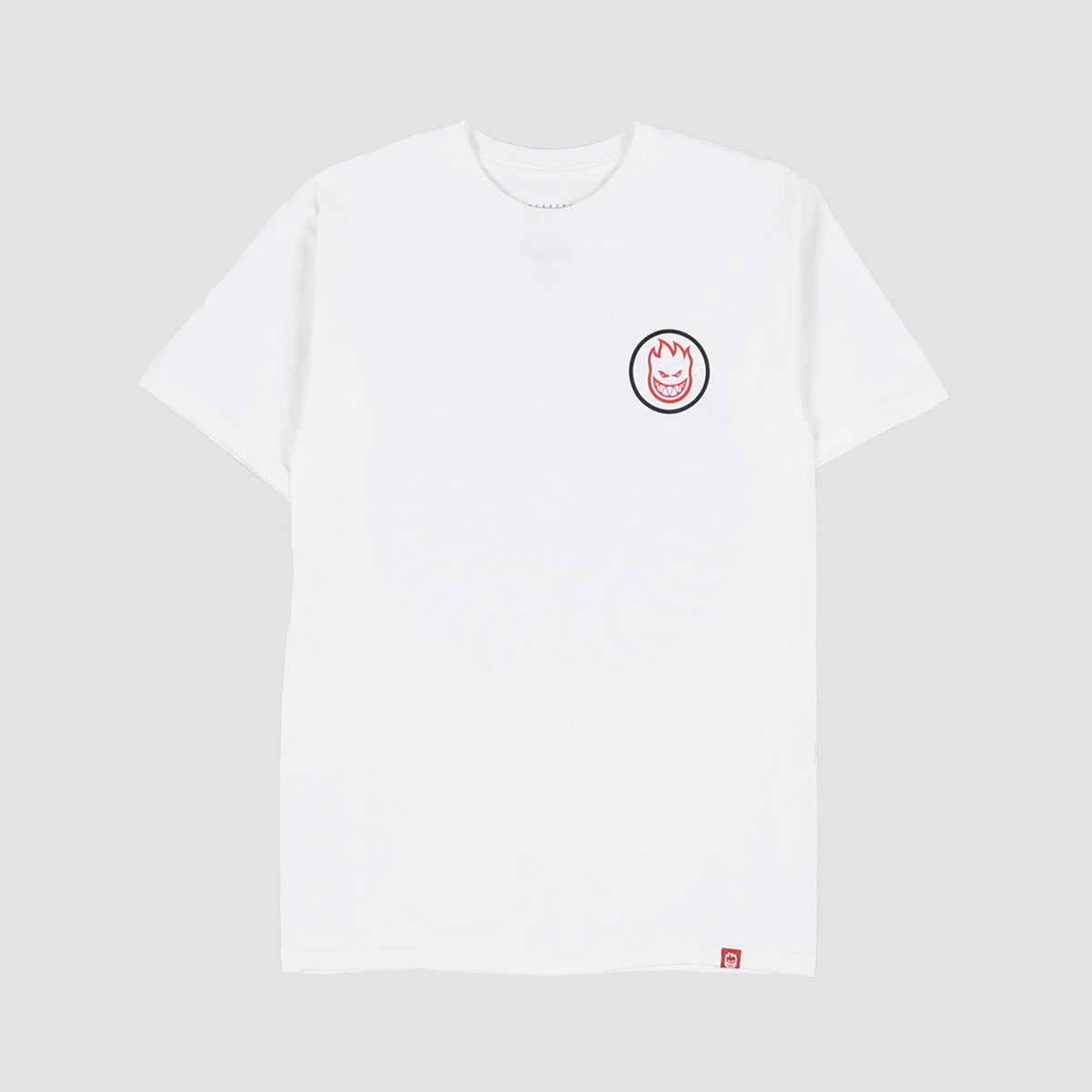 Spitfire Classic Swirl Overlay T-Shirt White/Red/Black