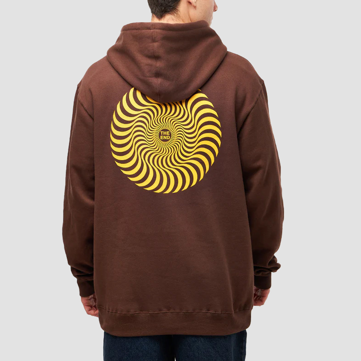 Spitfire Classic Swirl Pullover Hoodie Brown/Gold