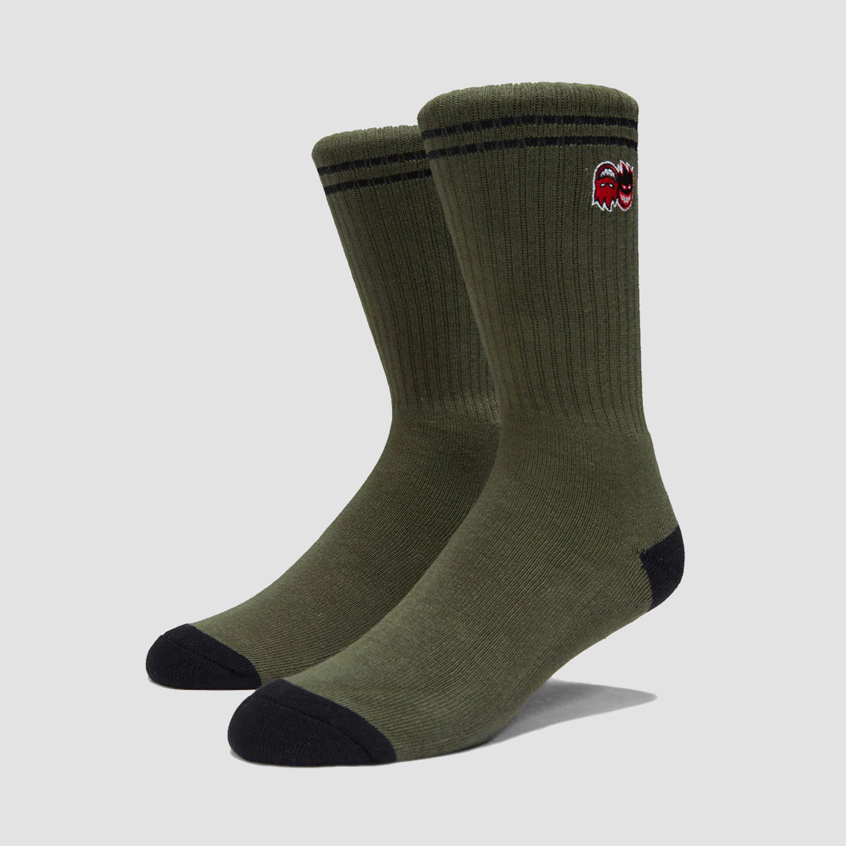 Spitfire Eternal Fill Emb Socks Olive