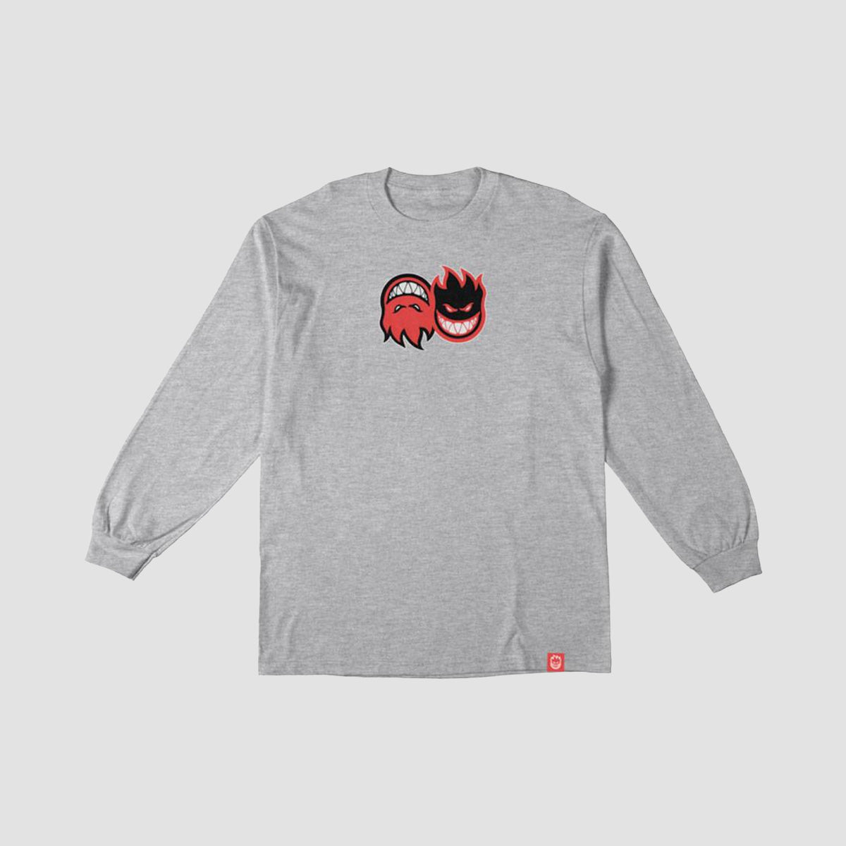 Spitfire Eternal Fill Longsleeve T-Shirt Sport Grey/Red