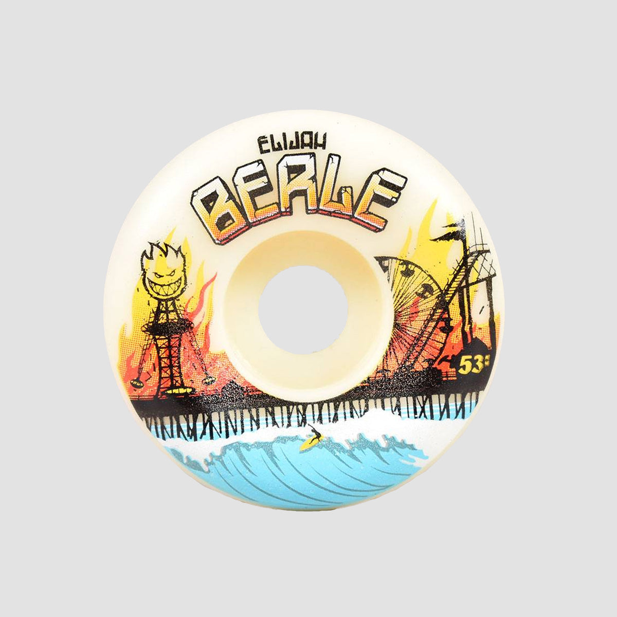 Spitfire Formula Four Elijah Berle Heatwave OG Classic 99DU Skateboard Wheels Natural 53mm