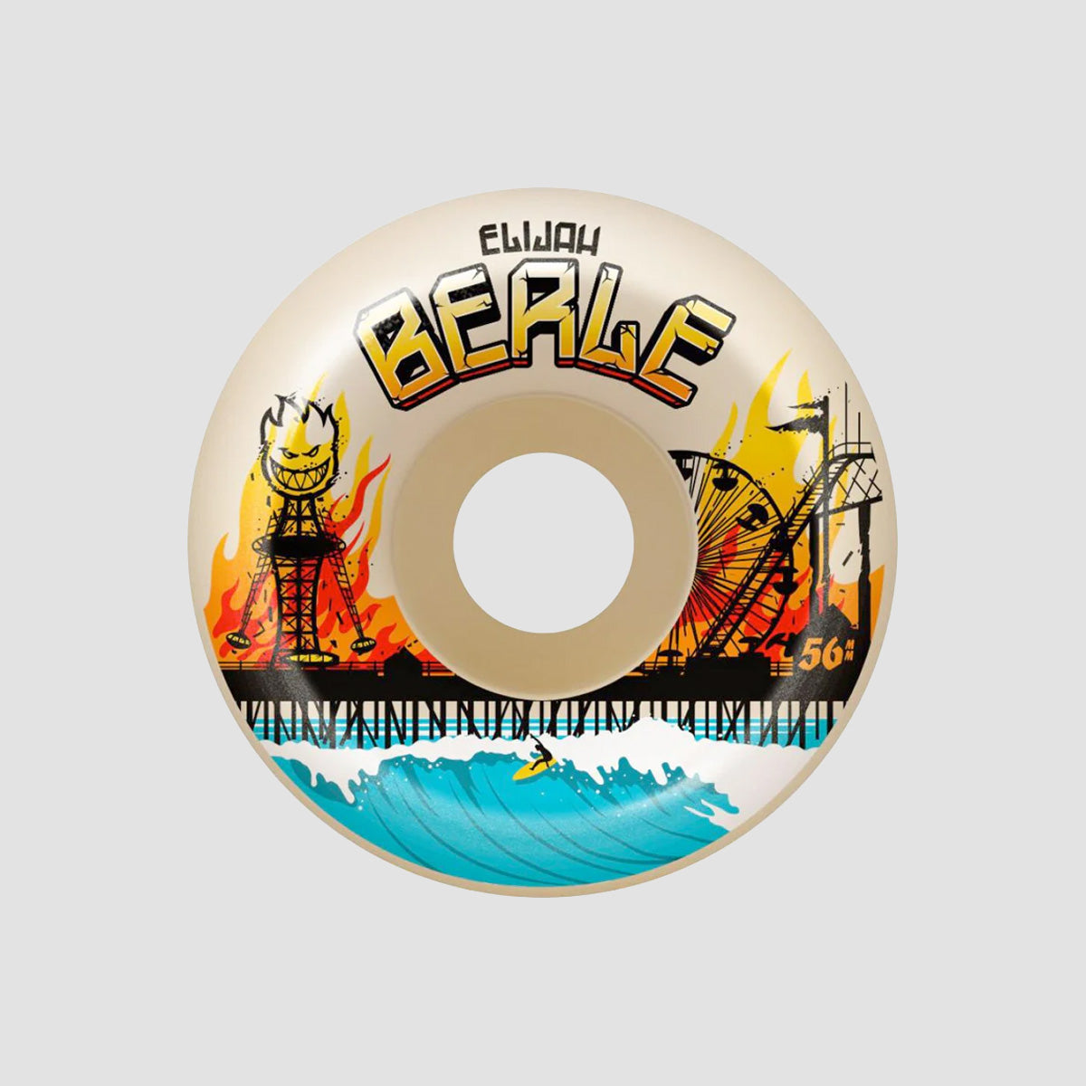 Spitfire Formula Four Elijah Berle Heatwave OG Classic 99DU Skateboard Wheels Natural 56mm