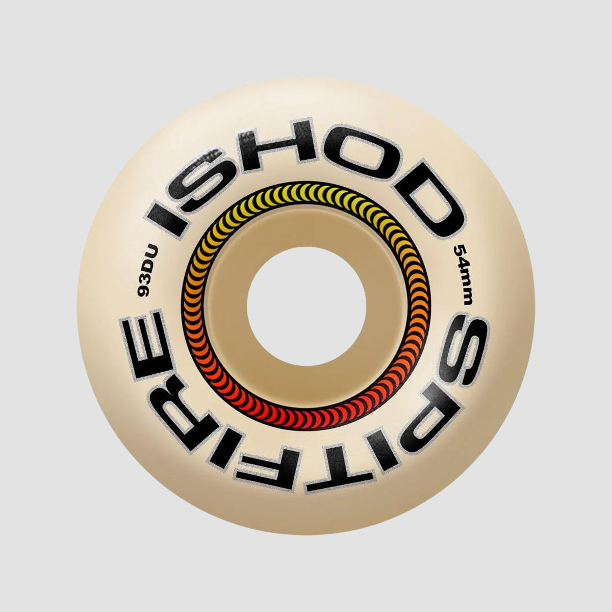Spitfire Formula Four Ishod Wair Lock-In Classic 93DU Skateboard Wheels Natural 53mm
