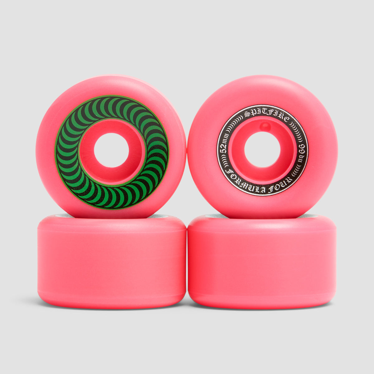 Spitfire Formula Four OG Classics 99DU Skateboard Wheels Pink 52mm