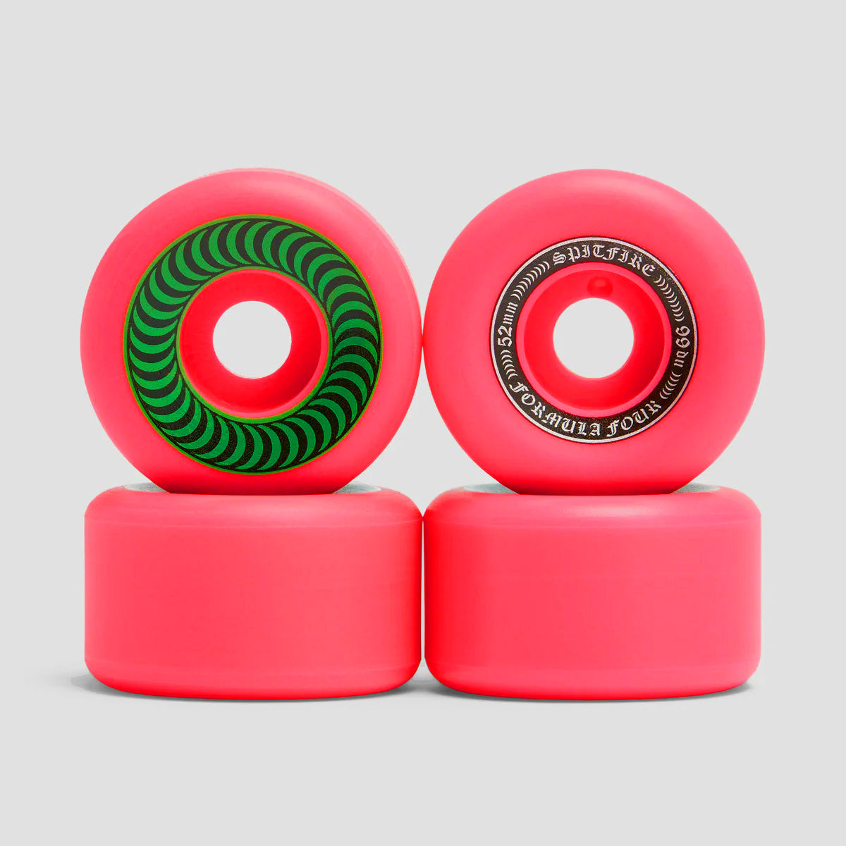 Spitfire Formula Four OG Classics 99DU Skateboard Wheels Pink 52mm