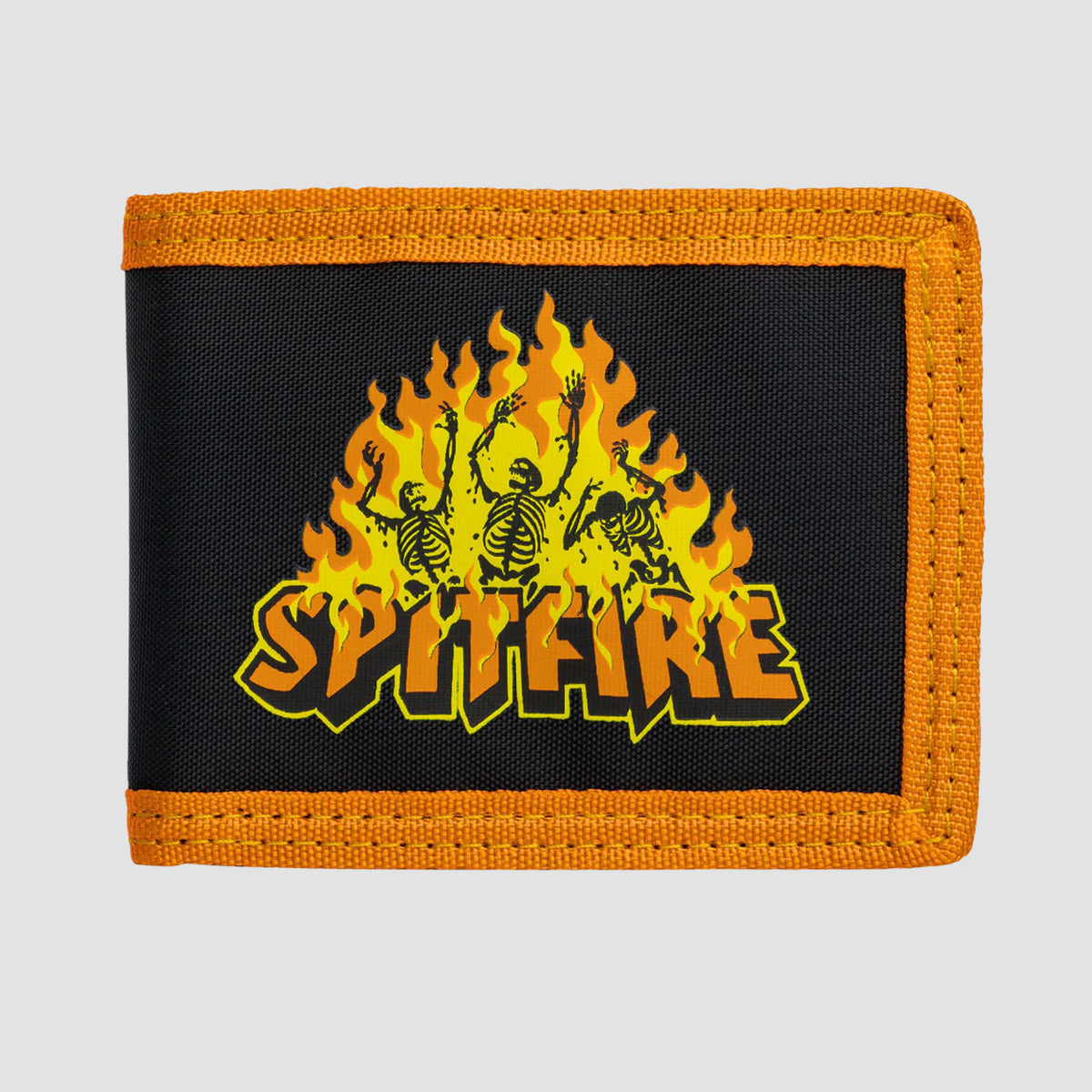 Spitfire Hellfire Bi-Fold Wallet Black/Orange