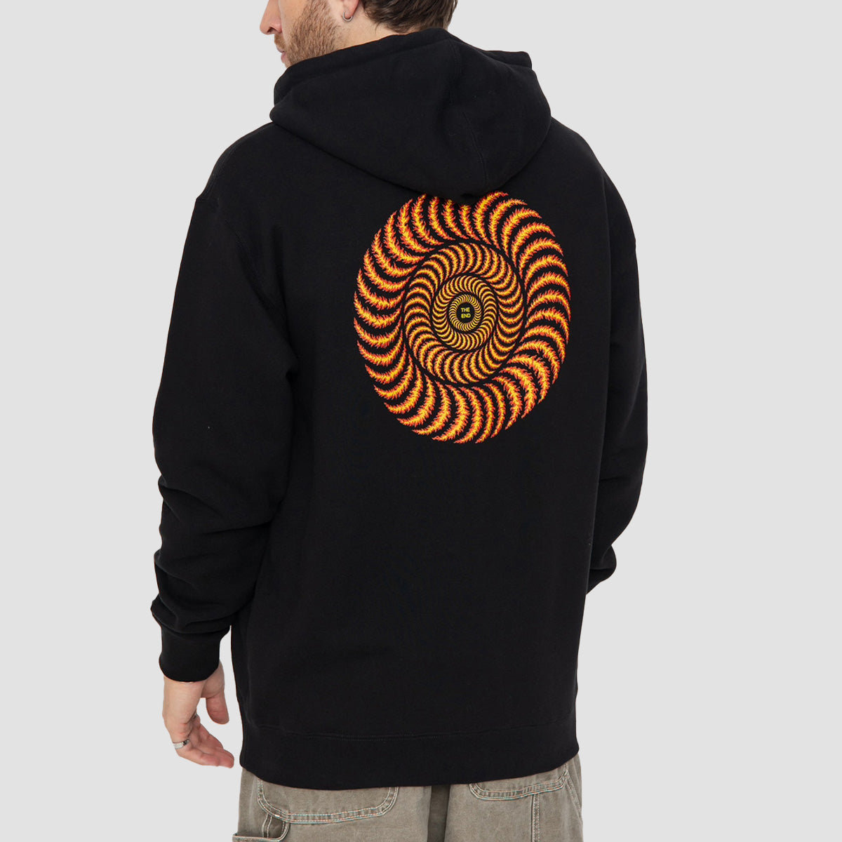 Spitfire Og Classic Flame Pullover Hoodie Black/Red/Yellow