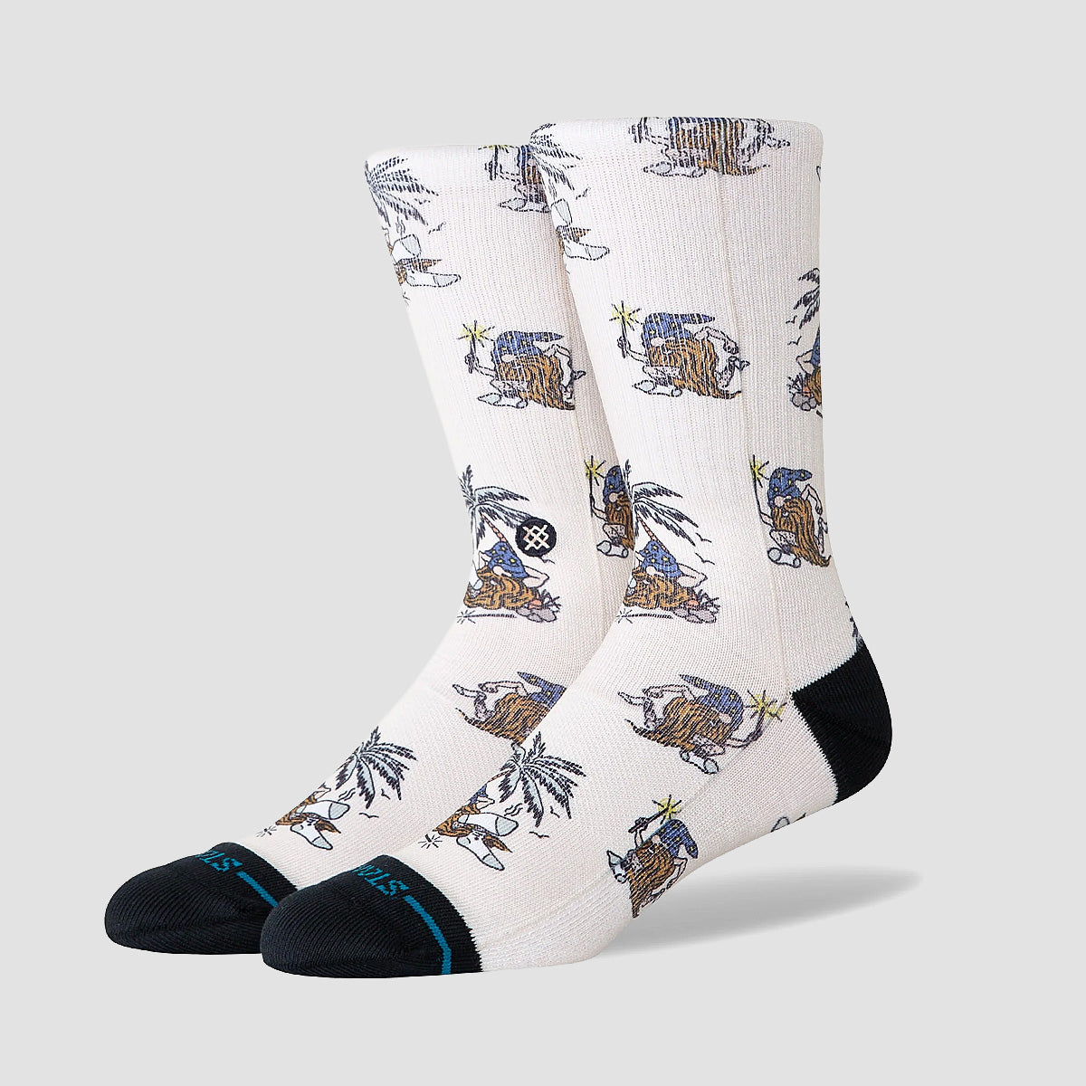 Stance Castaway Crew Socks Canvas