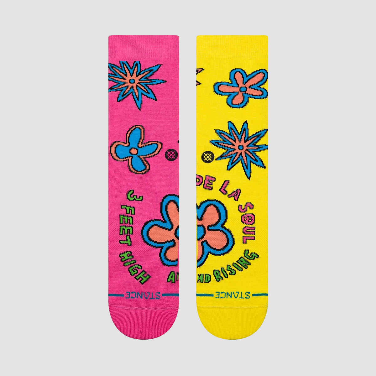 Stance De La Soul 3 Feet High Crew Socks Multi