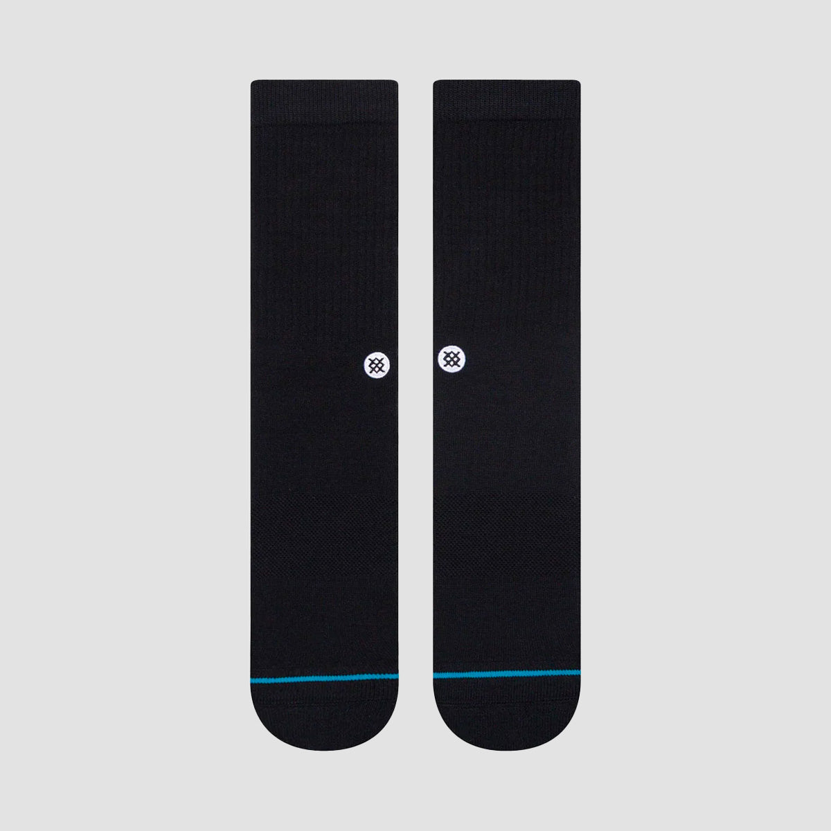 Stance Icon Crew Socks Black/White