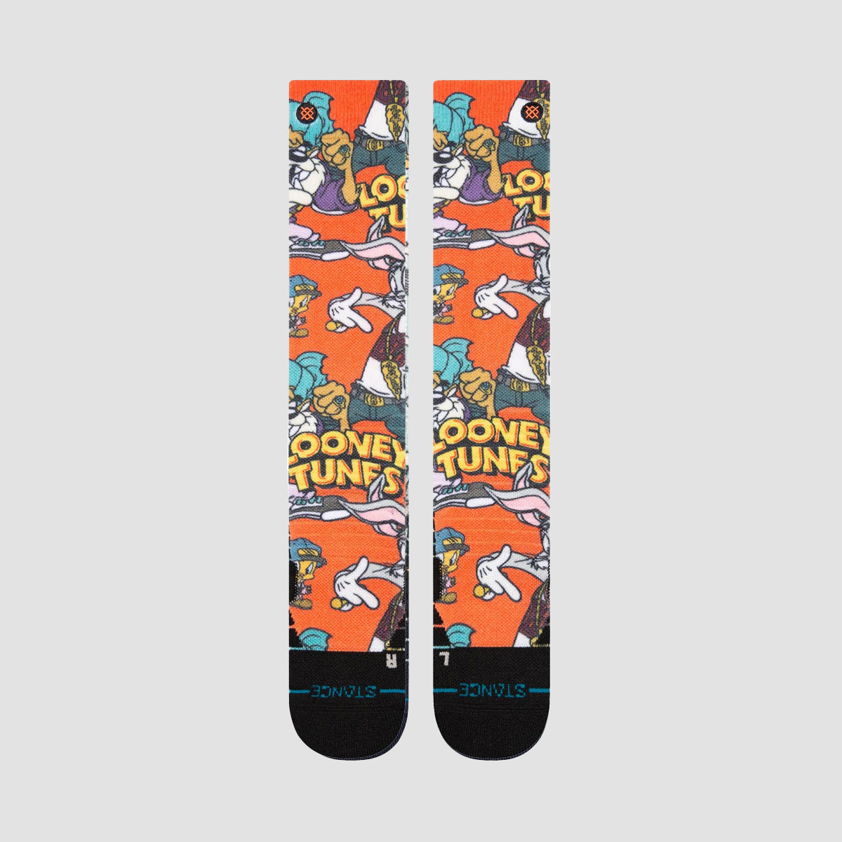 Stance Looney Tunes Mid Poly OTC Snow Socks Multi