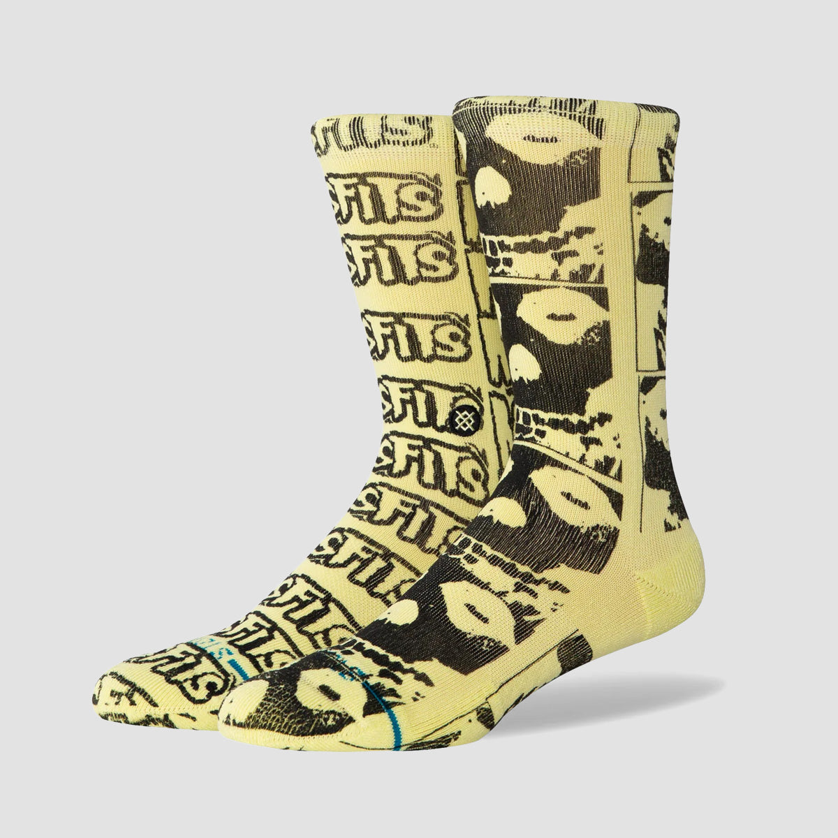 Stance Misfits Collection Crew Socks Melon