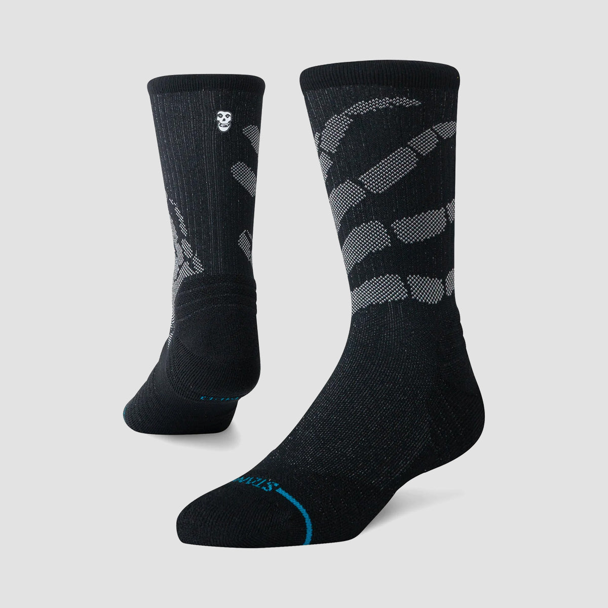 Stance Misfits Hands X Performance Crew Socks Black