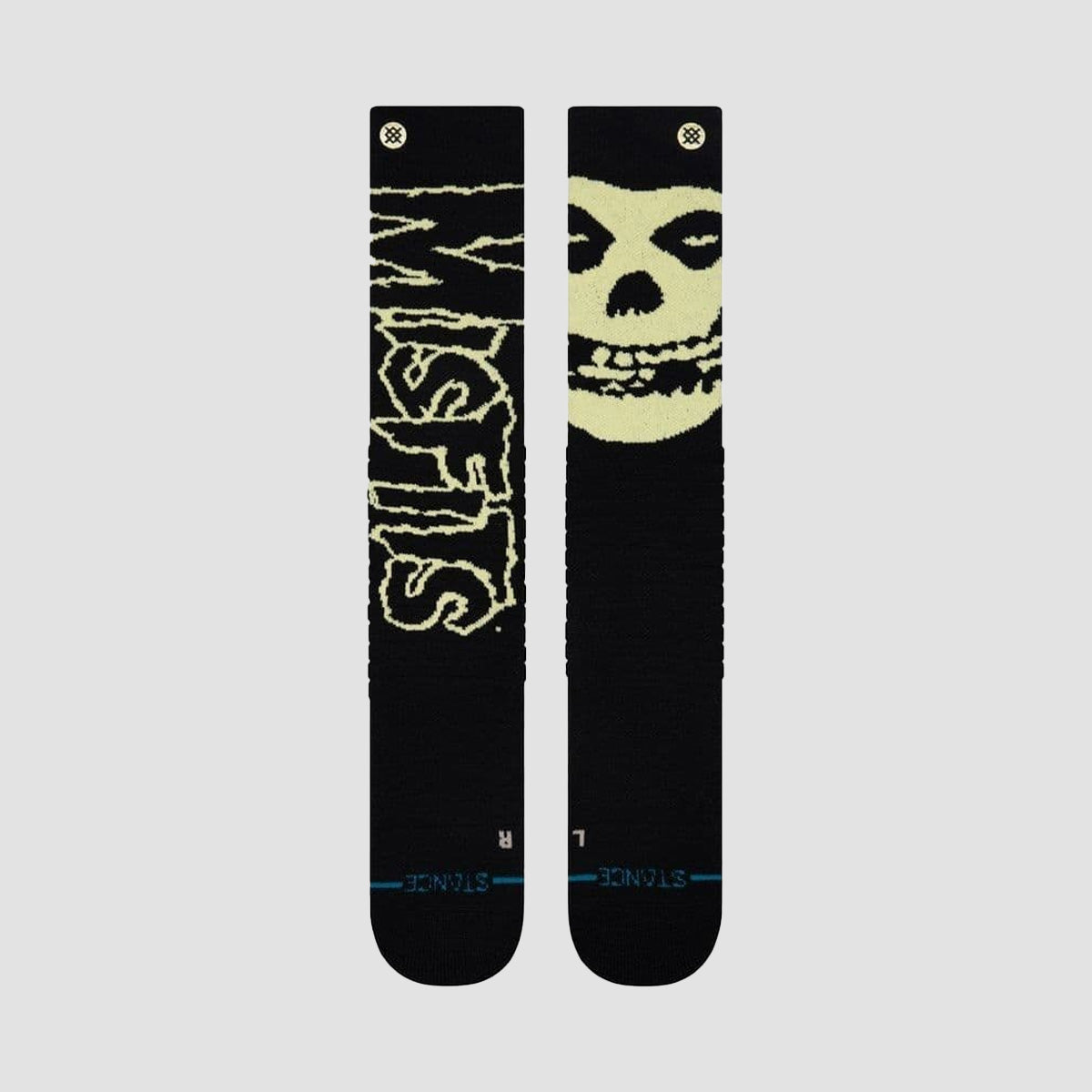 Stance Misfits Wool Snow Socks Black