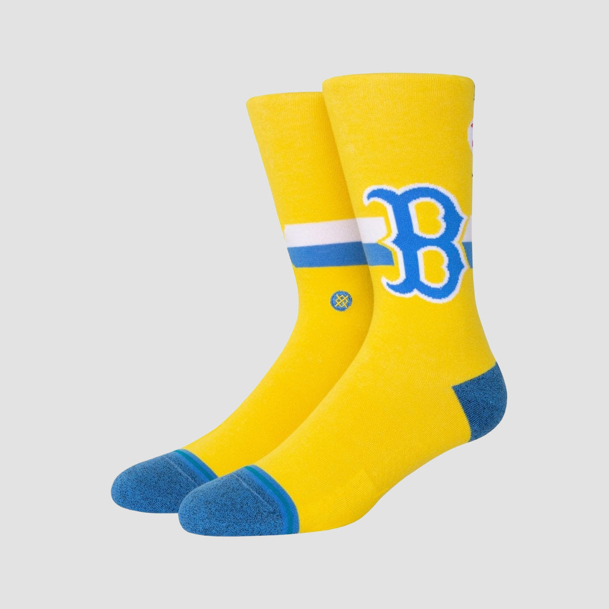 Stance MLB Boston Red Sox City Connect Crew Socks Yellow